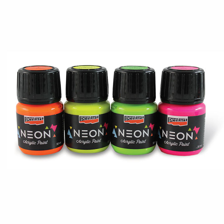 Akrylová farba neónová PENTART 30 ml | rôzne farby — obrázok 1