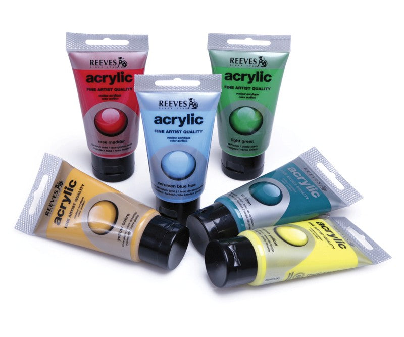 Akrylová farba REEVES Fine Artist 75 ml | rôzne odtiene — obrázok 2