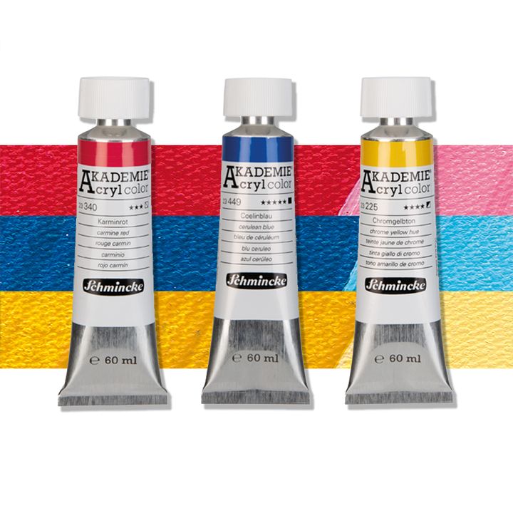 Akrylové farby Schmincke AKADEMIE 60 ml  | rôzne farby — obrázok 1