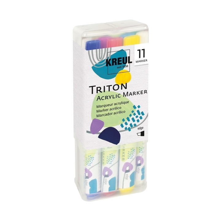 Akrylové fixky Kreul Solo Goya Triton edge - sada 11 ks — obrázok 2