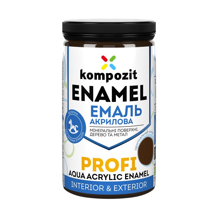 Akrylový smalt  KOMPOZIT PROFI Gloss  0.3 l | rôzne odtiene — obrázok 4