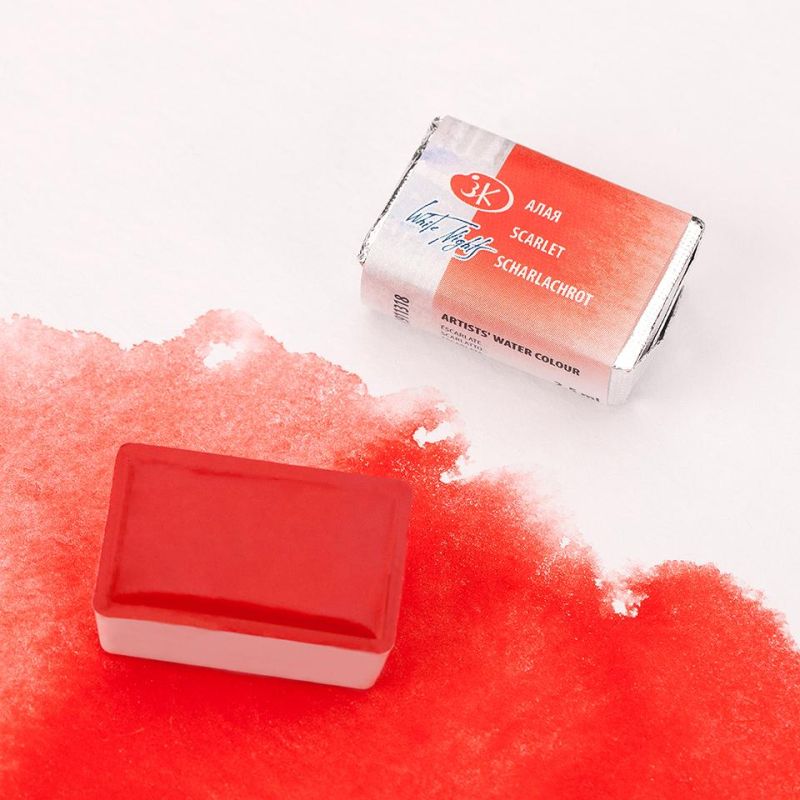 Akvarelová farba White Nights 10 ml | rôzne odtiene - Šarlátová