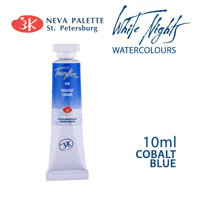 Akvarelová farba White Nights 10 ml | rôzne odtiene - Kobaltová modrá