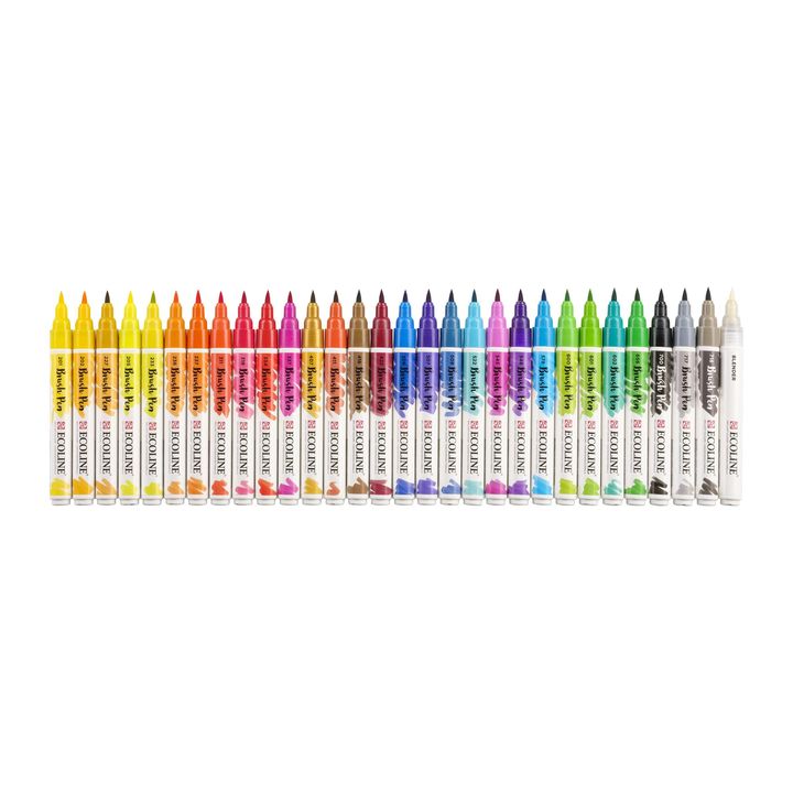 Akvarelové perá Ecoline Brush Pen — obrázok 1