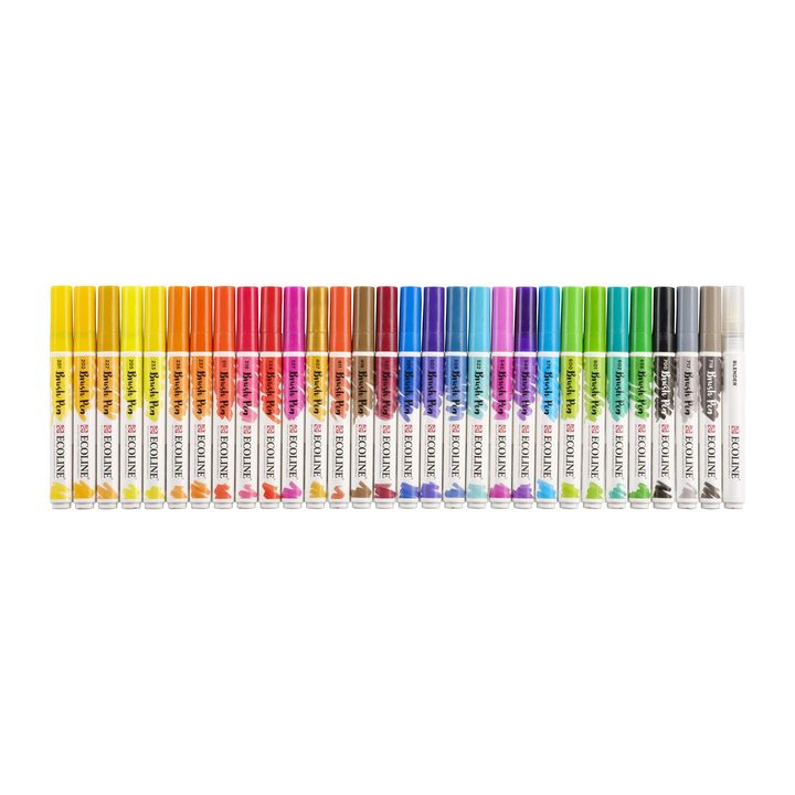 Akvarelové perá Ecoline Brush Pen — obrázok 3