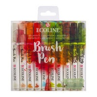 Akvarelové perá Ecoline Brush Pen Architect — obrázok 5