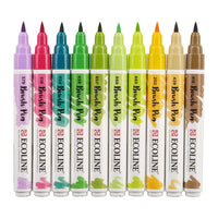 Akvarelové perá Ecoline Brush Pen Botanic — obrázok 3