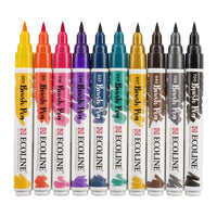 Akvarelové perá Ecoline Brush Pen Dark — obrázok 2