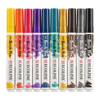 Akvarelové perá Ecoline Brush Pen Dark — obrázok 4