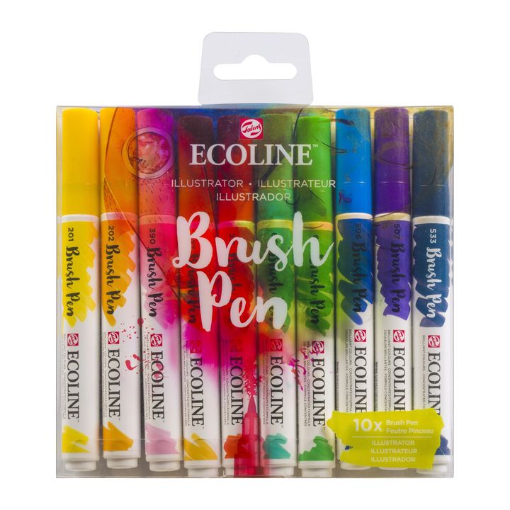 Akvarelové perá Ecoline Brush Pen Illustrator — obrázok 1