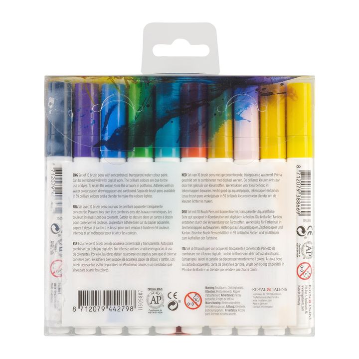 Akvarelové perá Ecoline Brush Pen Illustrator — obrázok 2