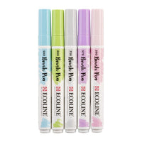 Akvarelové perá Ecoline Brush Pen Pastel — obrázok 5