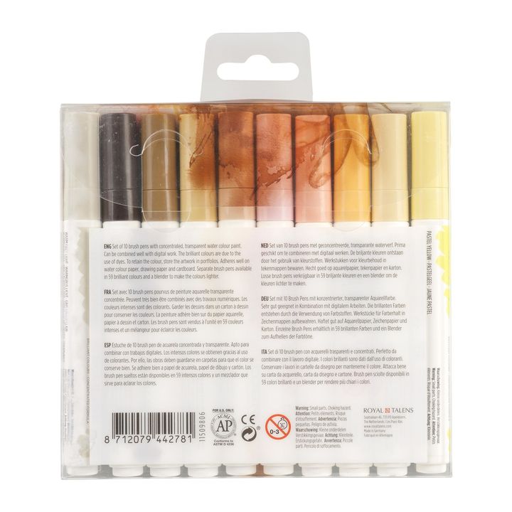 Akvarelové perá Ecoline Brush Pen Skin — obrázok 1