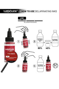 Alkoholový atrament Kamenskaya Delaminating 30ml | rôzne odtiene — obrázok 2