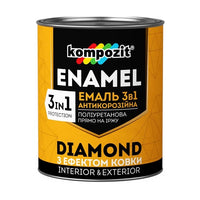 Antikorózny smalt 3 v 1  KOMPOZIT DIAMOND  2.5 l | rôzne odtiene — obrázok 3