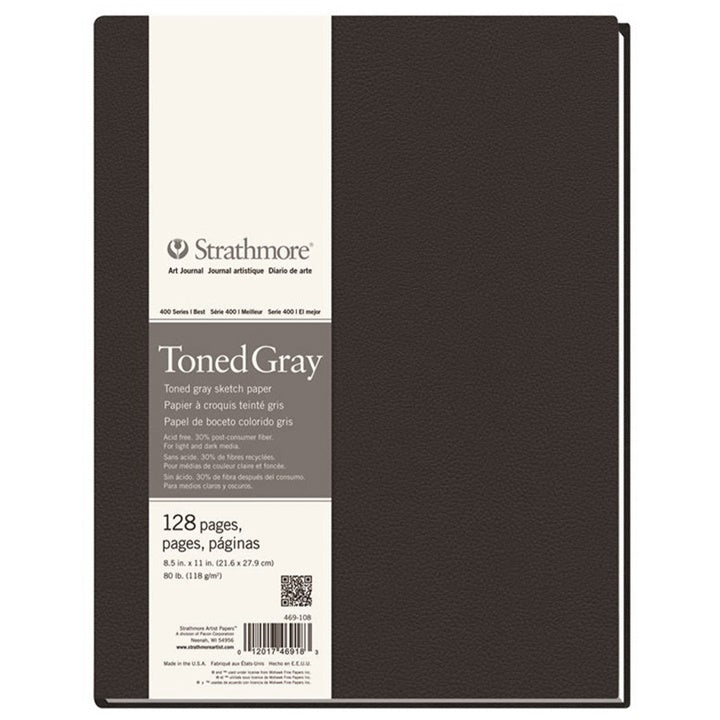 Artbook Strathmore Tónovaný papier Gray pevná väzba  | rôzne rozmery — obrázok 2