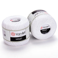 Bavlnená priadza YarnArt Violet 50 g  | rôzne farby — obrázok 5