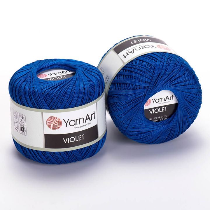 Bavlnená priadza YarnArt Violet 50 g  | rôzne farby — obrázok 9