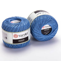 Bavlnená priadza YarnArt Violet 50 g  | rôzne farby — obrázok 11