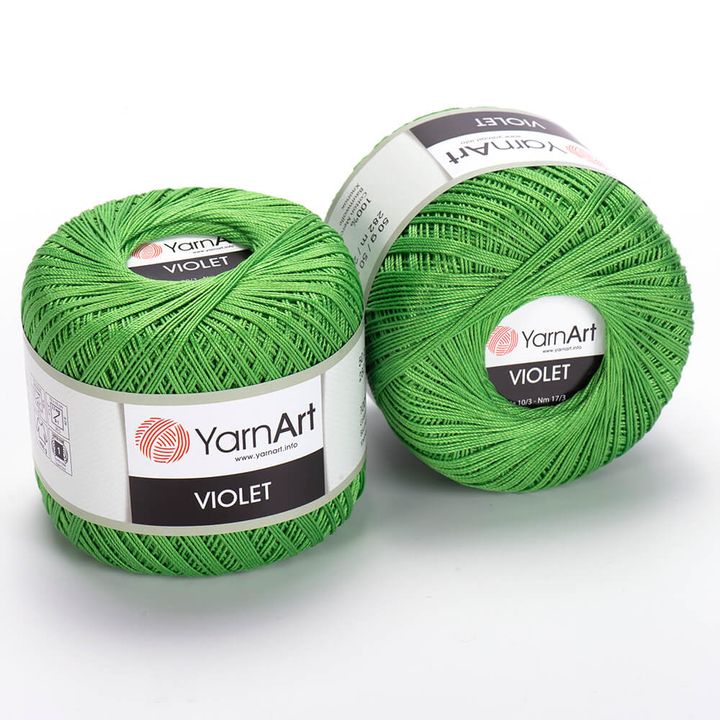 Bavlnená priadza YarnArt Violet 50 g  | rôzne farby — obrázok 15