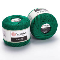 Bavlnená priadza YarnArt Violet 50 g  | rôzne farby — obrázok 16