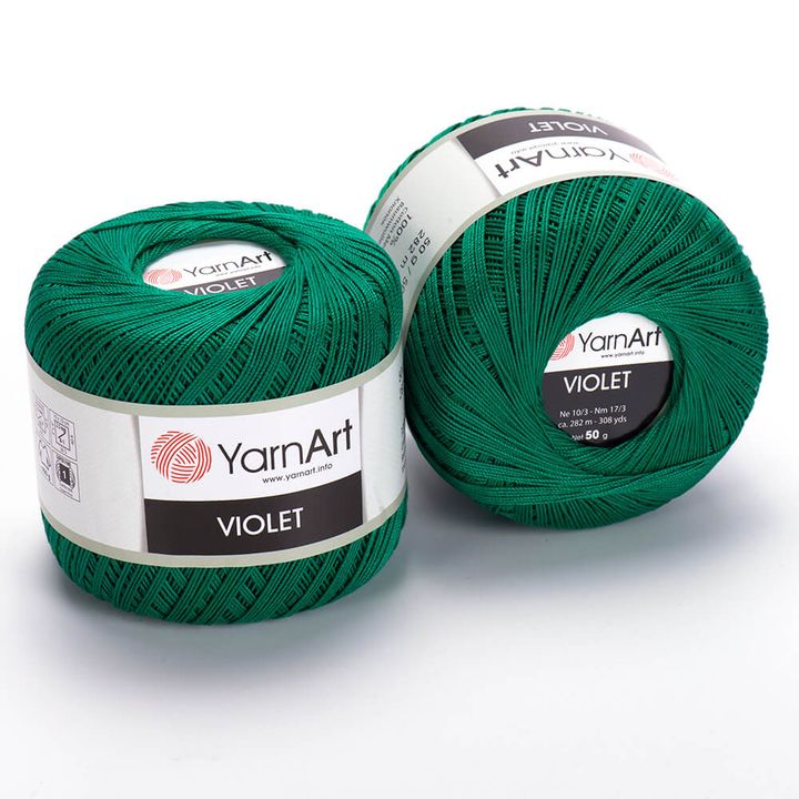 Bavlnená priadza YarnArt Violet 50 g  | rôzne farby — obrázok 16