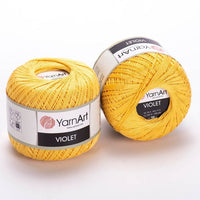 Bavlnená priadza YarnArt Violet 50 g  | rôzne farby — obrázok 1