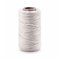 Bavlnená šnúrka na macramé 2 mm biela - DP Craft | rôzne veľkosti — obrázok 1
