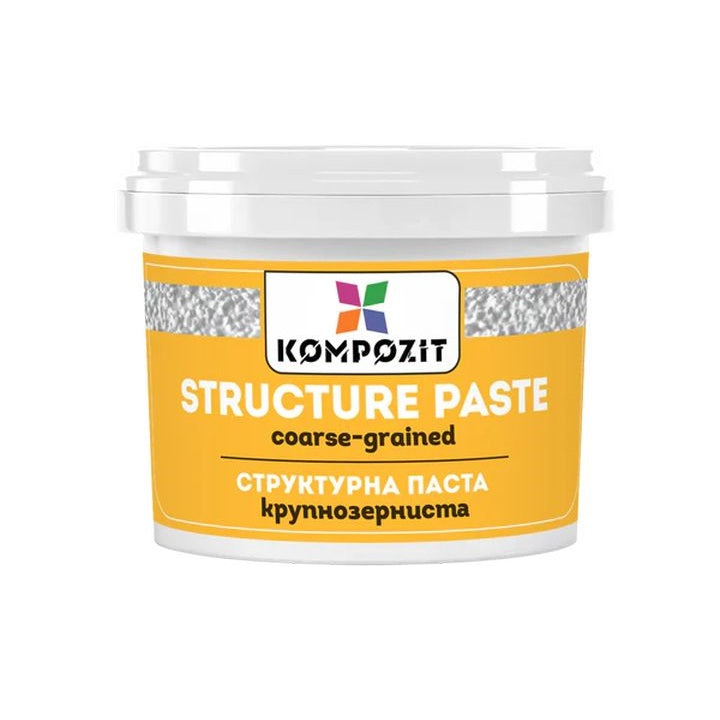 Biela hrubozrnná štruktúrovacia pasta od Kompozit