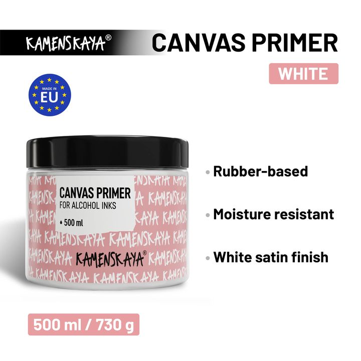 Biely primer na plátno Kamenskaya | rôzne objemy — obrázok 3