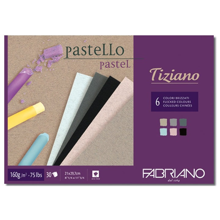 Blok farebných papierov pre pastel FABRIANO Tiziano | rôzne rozmery — obrázok 3