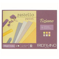 Blok farebných papierov pre pastel FABRIANO Tiziano Soft | rôzne rozmery — obrázok 2