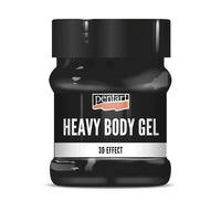 Čierny lesklý heavy body gel Pentart | rôzne objemy — obrázok 4