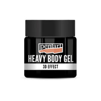 Čierny lesklý heavy body gel Pentart | rôzne objemy — obrázok 2