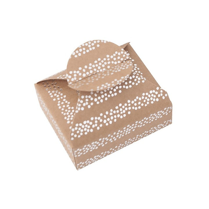 Darčekové krabičky so strieborným vzorom 6x7,5x2,5 cm – 4 ks | rôzne motívy — obrázok 4
