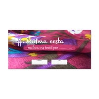 Darčekový POUKAZ - Hodvábna cesta maľbou na textil — obrázok 6