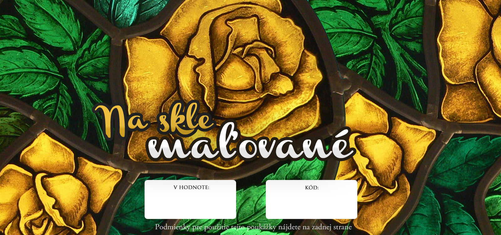 Darčekový POUKAZ - Na skle maľované — obrázok 7