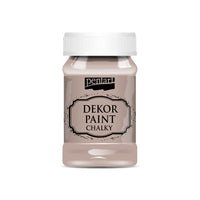 Dekoračná kriedová farba Chalky Pentart  100 ml | rôzne odtiene — obrázok 1