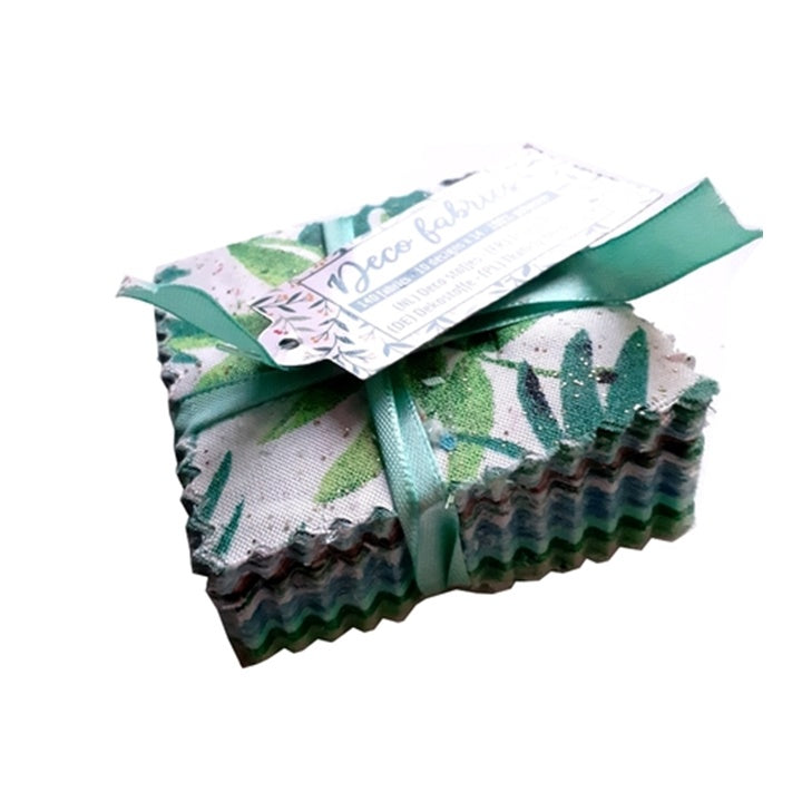 Dekoračné mini látky na patchwork 140 ks | rôzne odtiene — obrázok 4