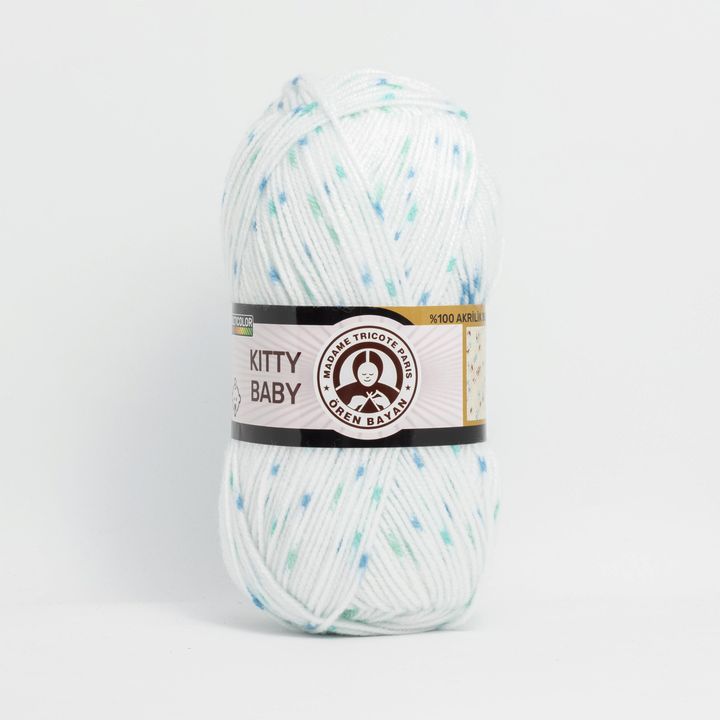 Detská vlna Madame Tricote Paris Kitty Baby 100 g  | rôzne farby — obrázok 2