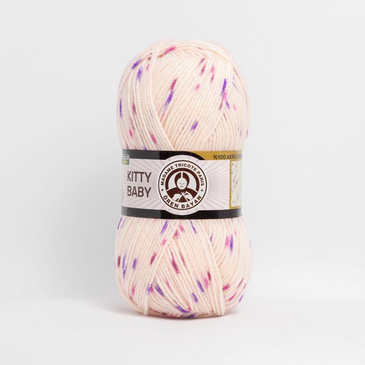 Detská vlna Madame Tricote Paris Kitty Baby 100 g  | rôzne farby — obrázok 4