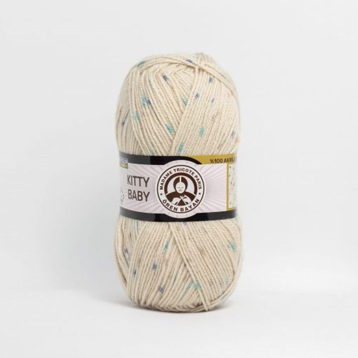 Detská vlna Madame Tricote Paris Kitty Baby 100 g  | rôzne farby — obrázok 5