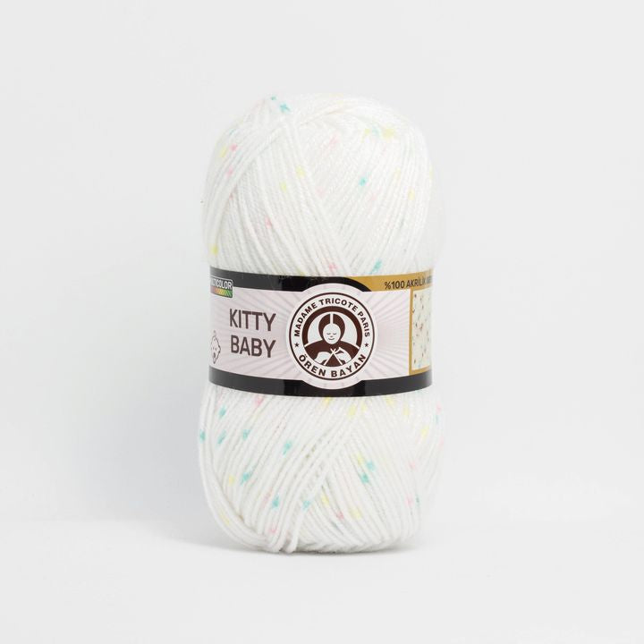 Detská vlna Madame Tricote Paris Kitty Baby 100 g  | rôzne farby — obrázok 6