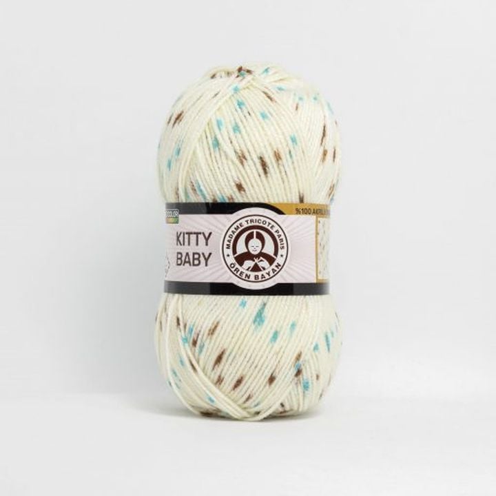 Detská vlna Madame Tricote Paris Kitty Baby 100 g  | rôzne farby — obrázok 1