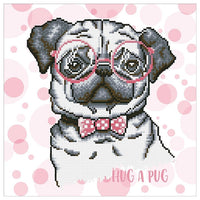 Diamantový obraz - Pug 35 x 35