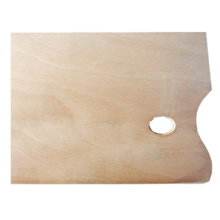 Drevená maliarska paleta obdĺžniková | rôzne rozmery — obrázok 2