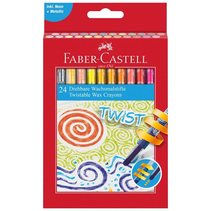 Faber Castell vysúvacie voskovky Twist | rôzne sety — obrázok 3