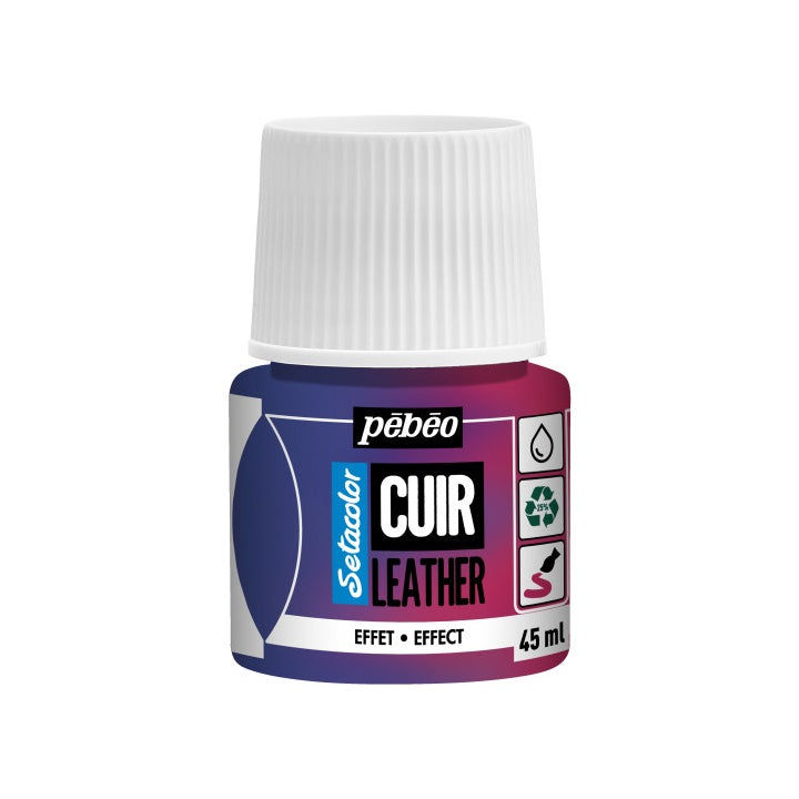 Farba na kožu Pebeo Setacolor effect 45 ml  | rôzne farby — obrázok 8