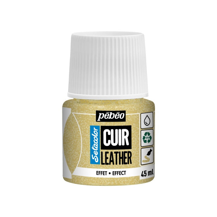 Farba na kožu Pebeo Setacolor effect 45 ml  | rôzne farby — obrázok 6