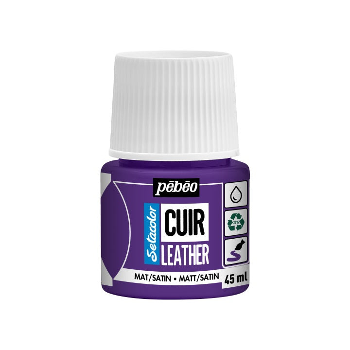 Farba na kožu Pebeo Setacolor matt/satin 45 ml  | rôzne farby — obrázok 10